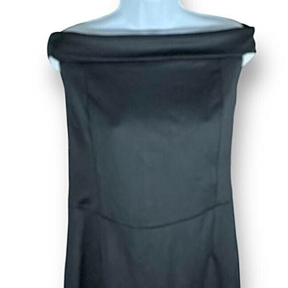 Thalia Sodi Dress Women's Sz XL Black Off Shoulder Sheath Sleeveless Zip… - Picture 5 of 15